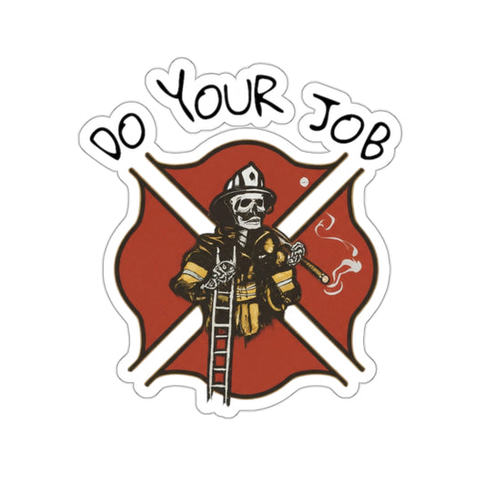 DO YOU JOB HELMET STICKER