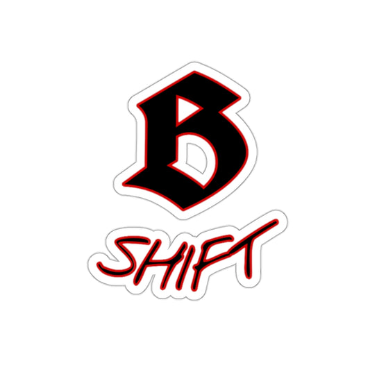 B SHIFT HELMET STICKER