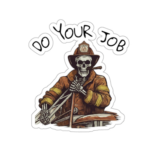 DO YOU JOB HELMET STICKER