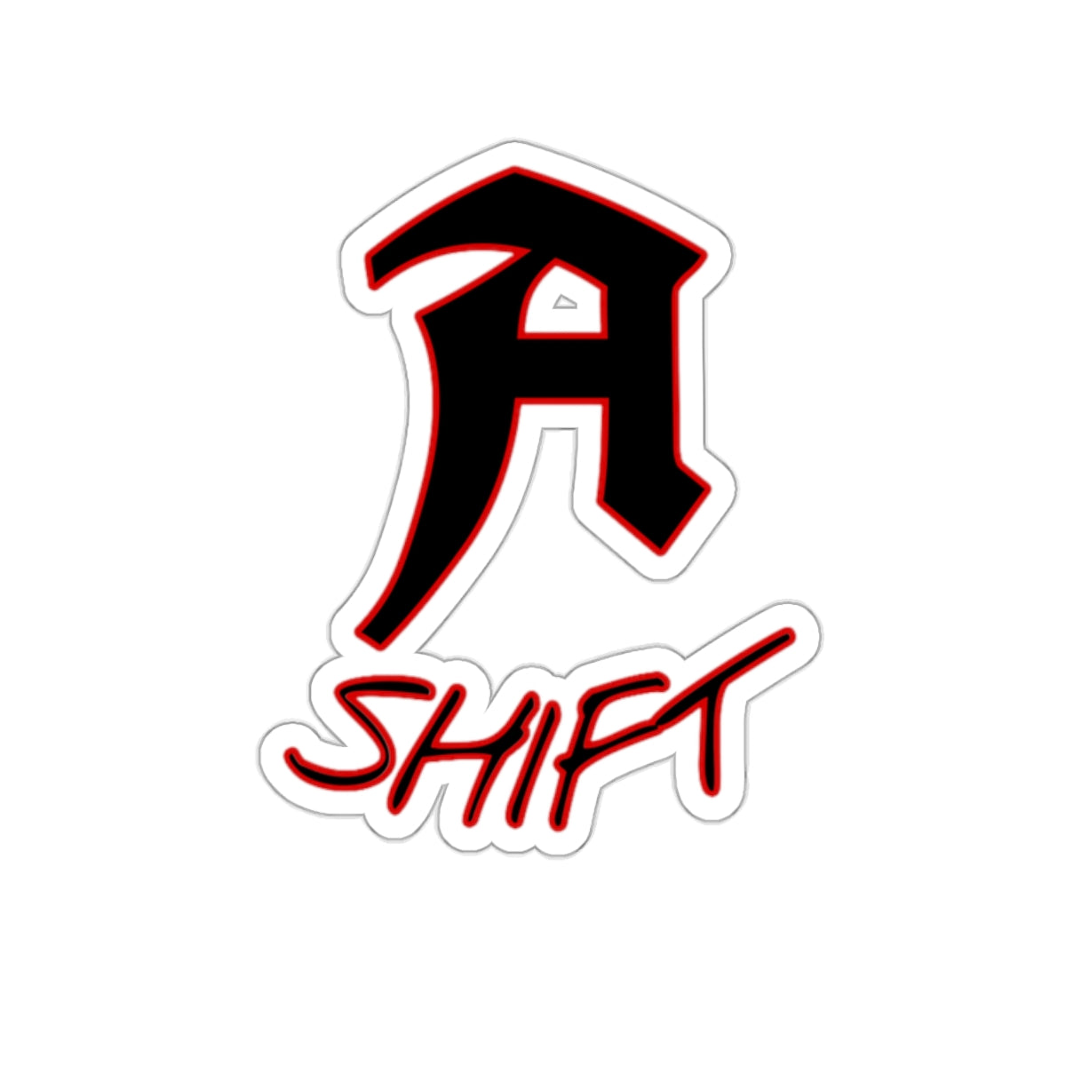 A SHIFT HELMET STICKER