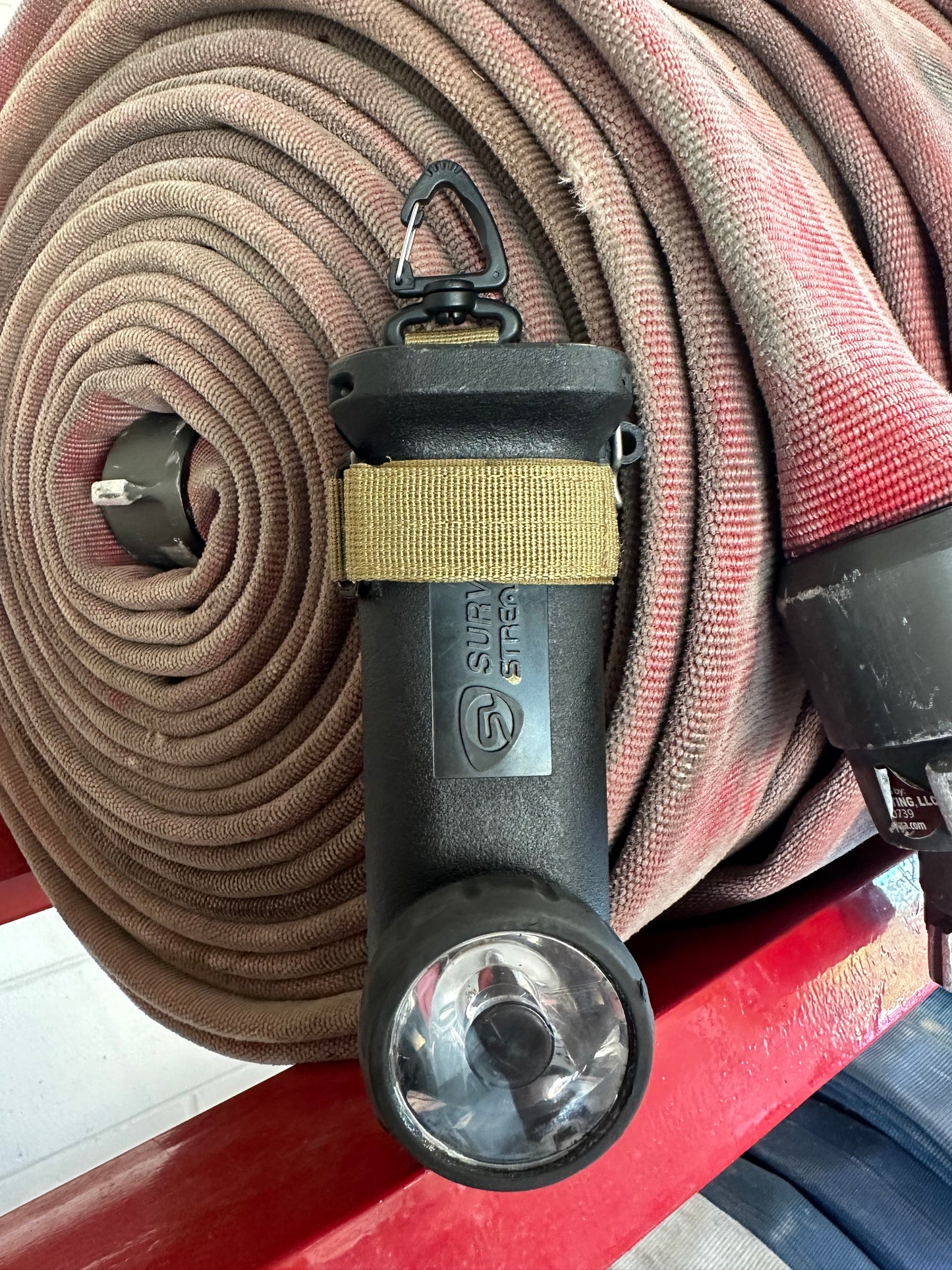 Inverted Tactical Flashlight Holder